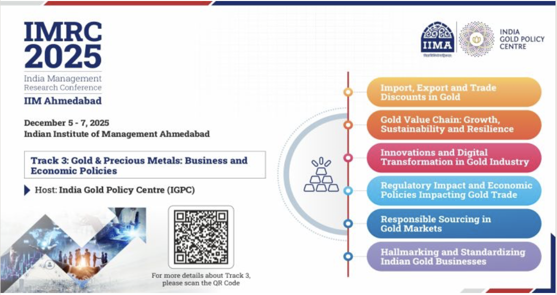 IIMA : The Gold and Precious Metals: Business and Economic Policies