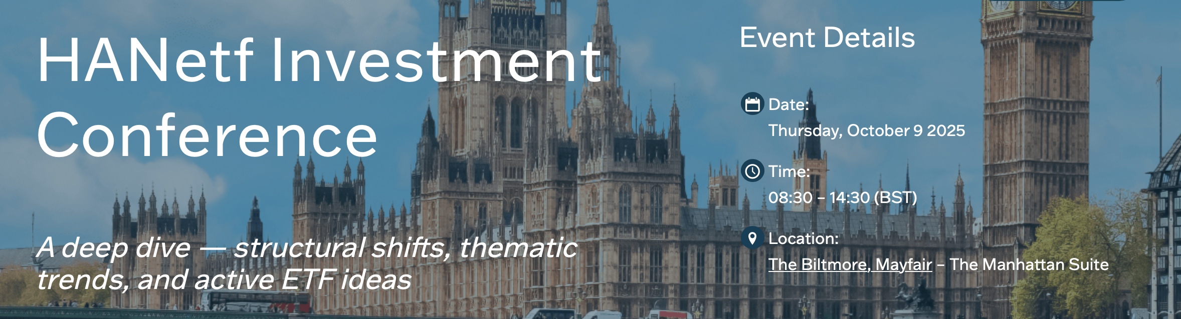 HANetf London Investment Conference