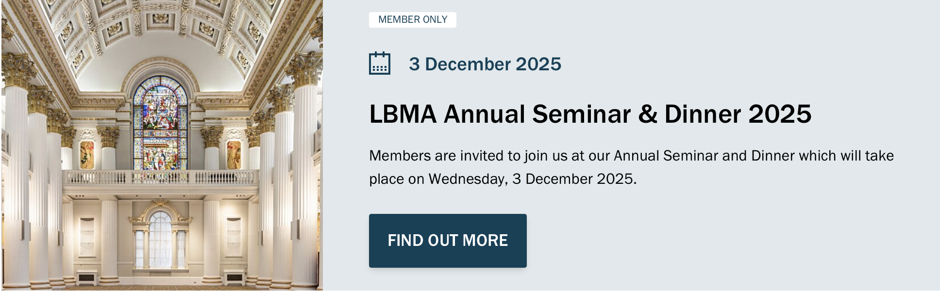 LBMA Annual Seminar & Dinner 2025